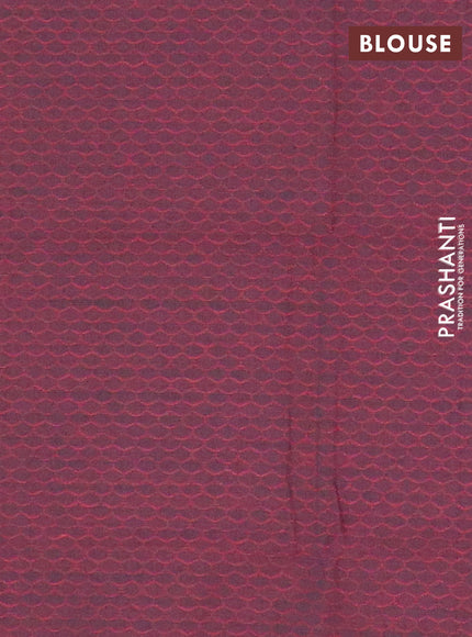 Chettinad cotton saree dual shade of dark mustard and pink shade with plain body and zari woven border
