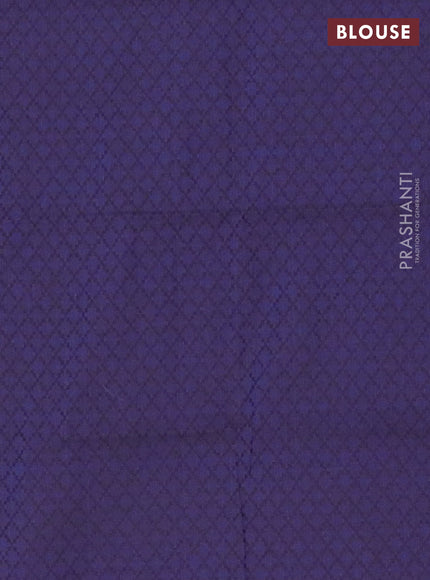 Chettinad cotton saree dark mustard and violet with plain body and temple design rettapet zari woven border