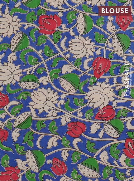 Narayanpet cotton saree dark mustard and cs blue with plain body and thread woven border