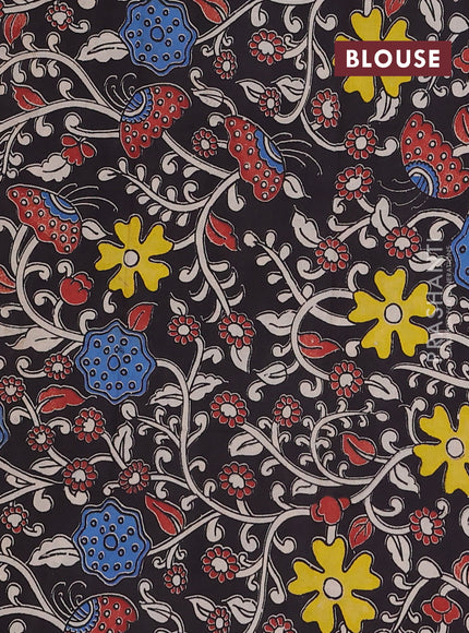 Narayanpet cotton saree mustard yellow and orange black with plain body and long thread woven border