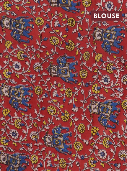 Narayanpet cotton saree peacock blue and maroon with plain body and ganga jamuna border