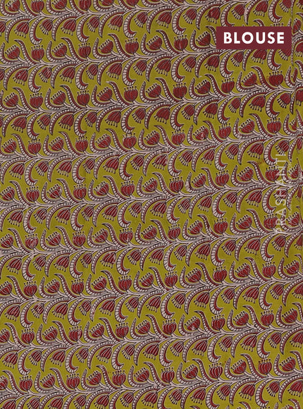 Narayanpet cotton saree purple and light green with plain body and thread woven border