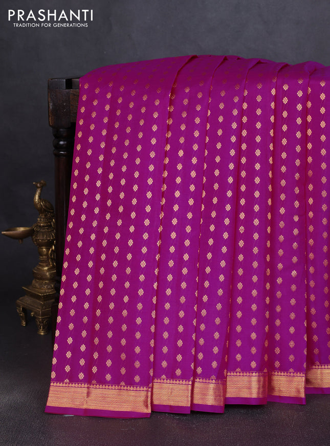 Pure kanchipuram silk saree pink with allover zari woven 1000 buttas and zari woven border