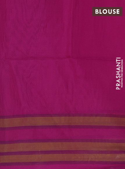 Kora silk cotton saree pink with allover zari woven buttas and zari woven border