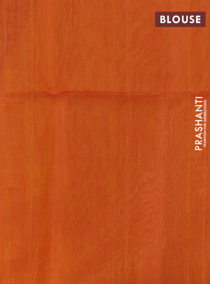 Kora silk cotton saree mango yellow and dual shade of pink with allover zari weaves & thread woven buttas and zari woven border