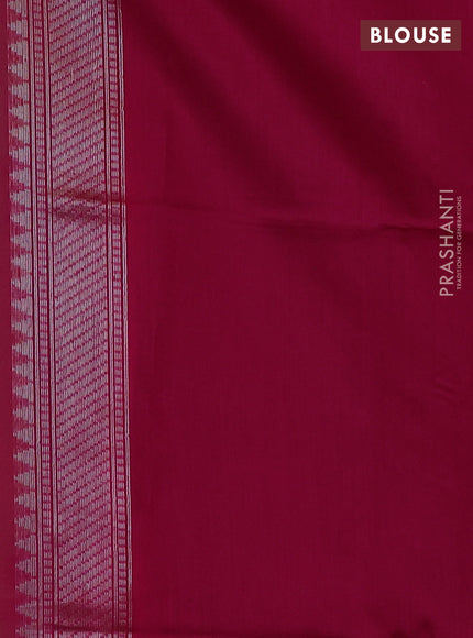 Kora jamdhani silk saree pale yellow and pink with allover silver woven jamdhani weaves and zari woven border