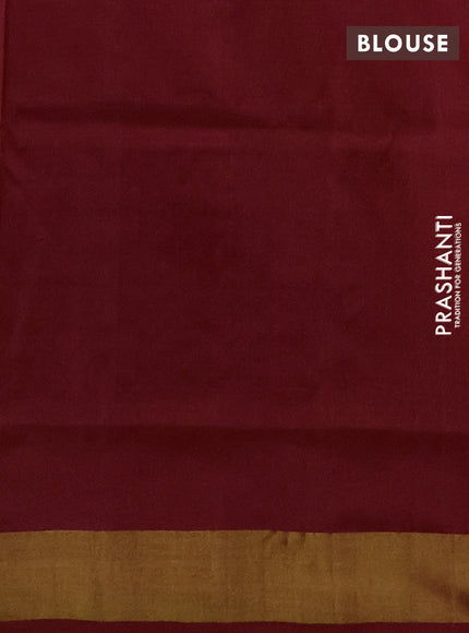 Pure uppada silk saree red with allover silver & zari woven buttas and zari woven border
