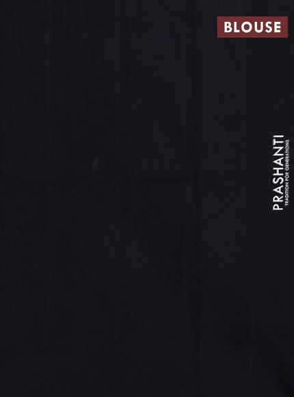 Pure uppada silk saree pastel purple and black with allover silver & zari coin buttas and simple border