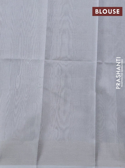 Pure uppada silk saree black and grey with allover zari coin butta and zari woven border
