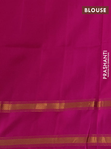 Pure uppada partly silk saree dual shade of pinkish orange and pink with plain body and rettapet zari woven border