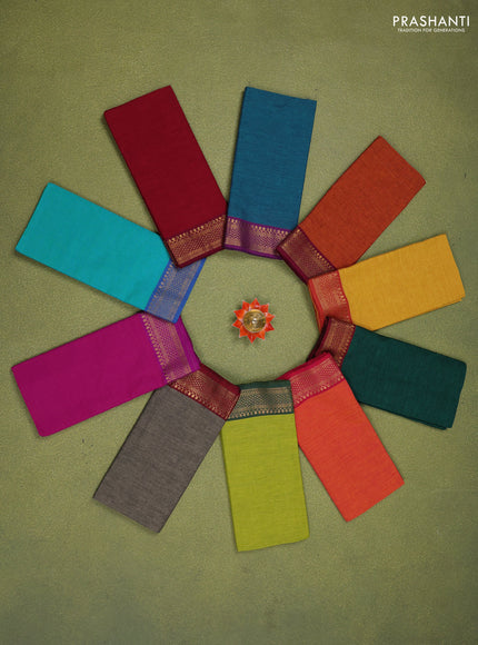 Narayanpet cotton blouse bits multi colour and pack of 10
