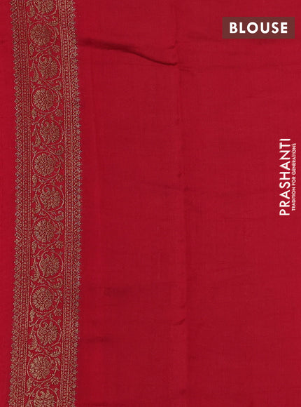 Chiniya silk saree coffee brown and maroon with allover thread & zari woven buttas and woven border