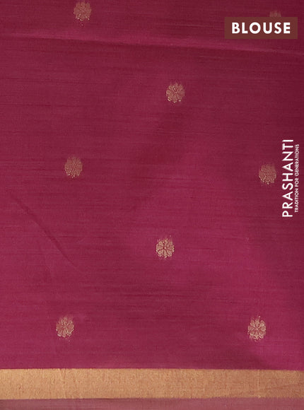 Jamdhani cotton saree pastel purple and purple with thread woven buttas and jamdhani pallu