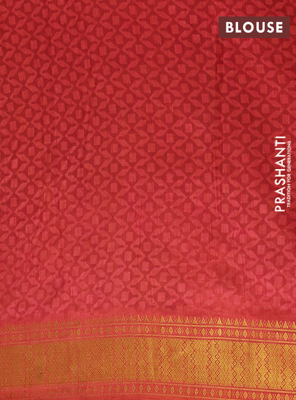 Semi tussar saree mustard yellow and maroon with allover patola prints and zari woven border