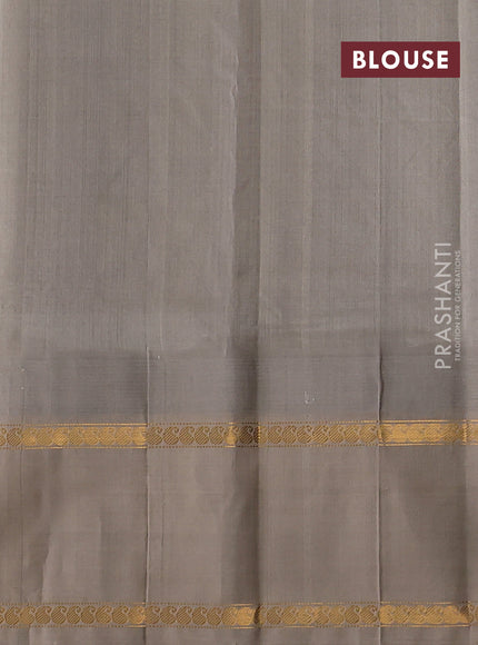 Kuppadam silk cotton saree deep wine and beige with allover small thread checked pattern and temple design rettapet zari woven butta border