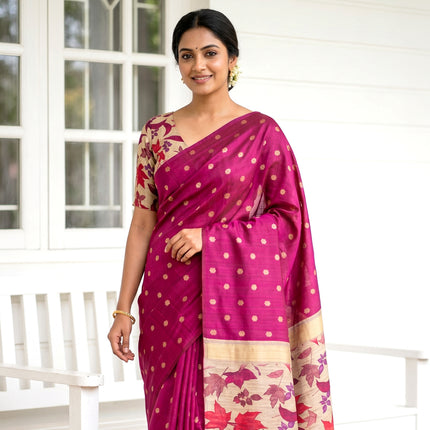 Collection image for: Semi Dupion Sarees