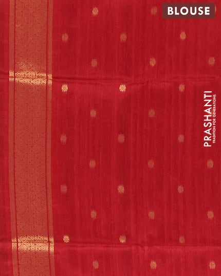 Bhagalpuri tussar saree beige and maroon with allover kalamkari prints & zari buttas and zari woven butta border