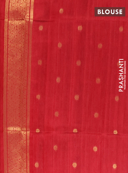 Bhagalpuri tussar saree beige and maroon with allover kalamkari prints & zari buttas and zari woven butta border