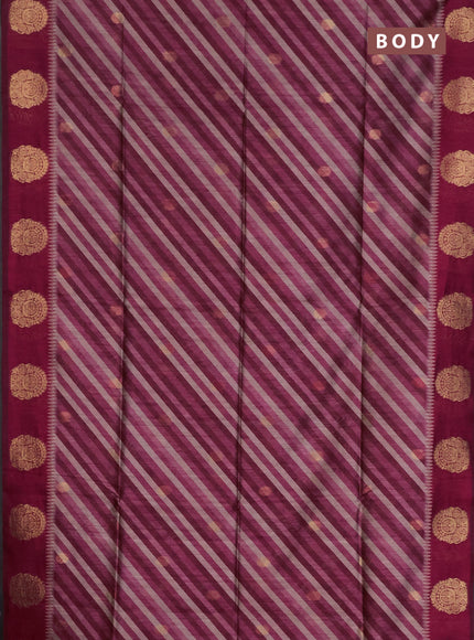 Bhagalpuri tussar saree pink with allover leheriya prints & zari buttas and zari woven butta prints