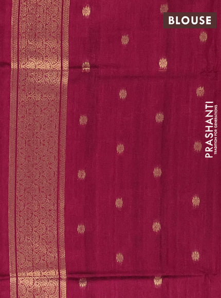 Bhagalpuri tussar saree pink with allover leheriya prints & zari buttas and zari woven butta prints