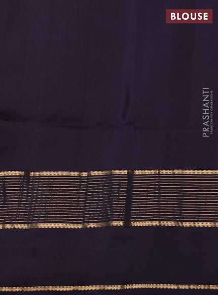 Pure soft silk saree pink and wine shade with allover zari woven buttas and long zari woven butta border