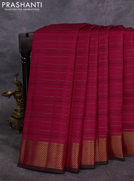 10 Yards pure kanchipuram silk saree pink and dual shade of green with allover thread & zari weaves and zari woven border
