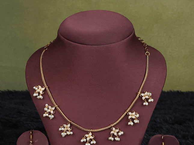 wine semi raw silk with matching neck piece