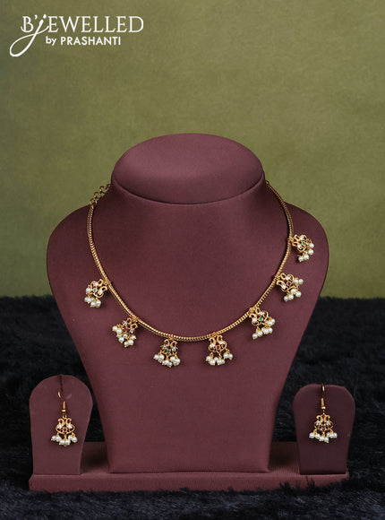 wine semi raw silk with matching neck piece