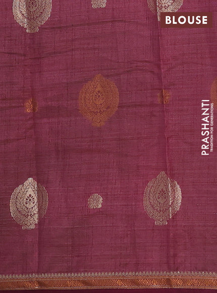wine semi raw silk with matching neck piece