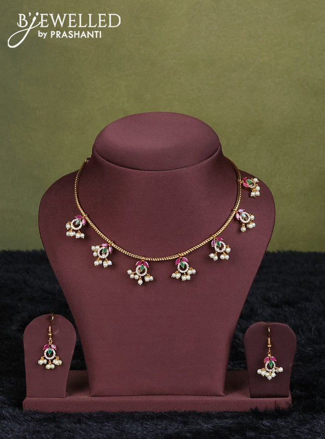 lime yellow semi raw silk with matching neck piece