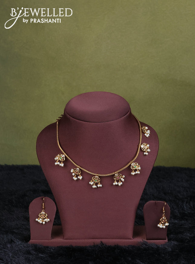 wine semi raw silk with matching neck piece