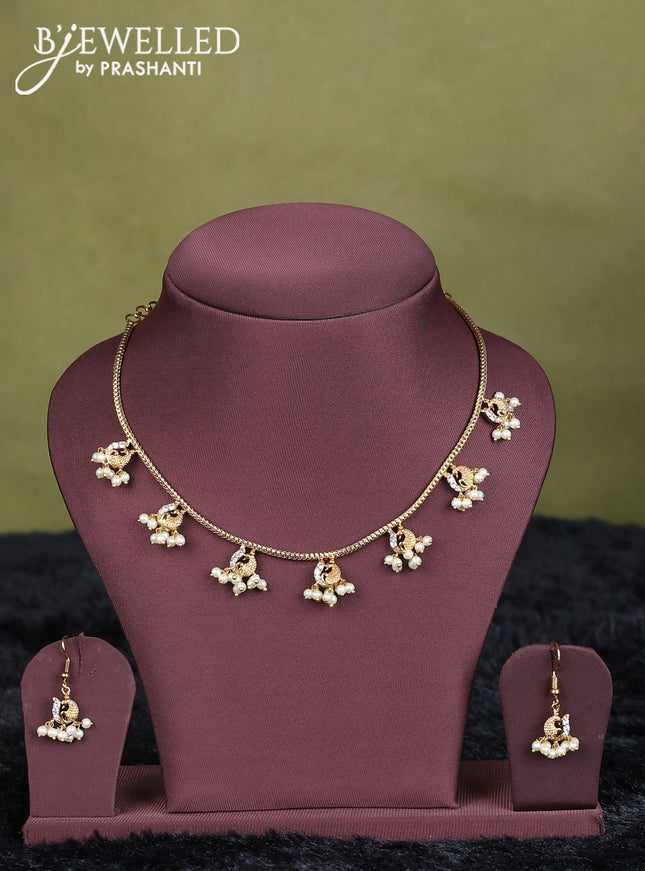 voilet semi raw silk with matching neck piece