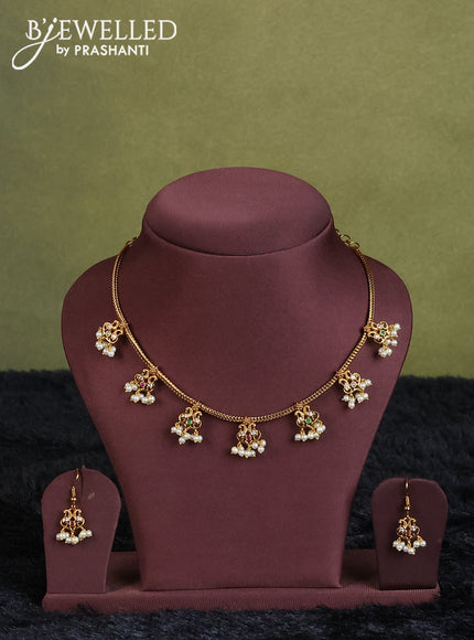 wine semi raw silk with matching neck piece