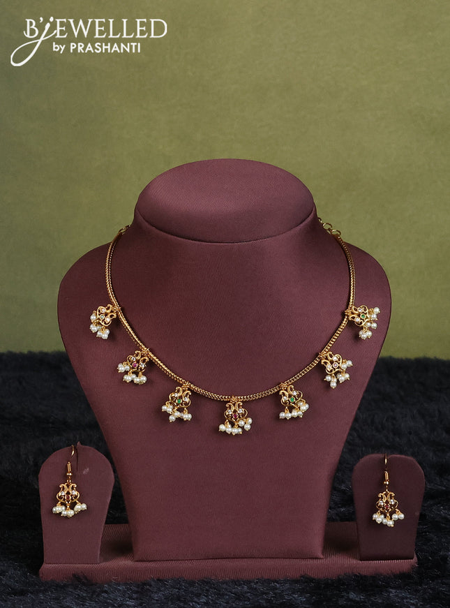 wine semi raw silk with matching neck piece