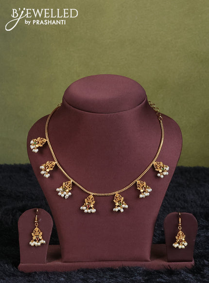 teal green semi raw silk with matching neck piece