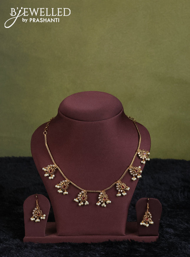purple semi raw silk with matching neck piece