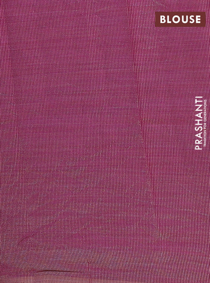 purple semi raw silk with matching neck piece