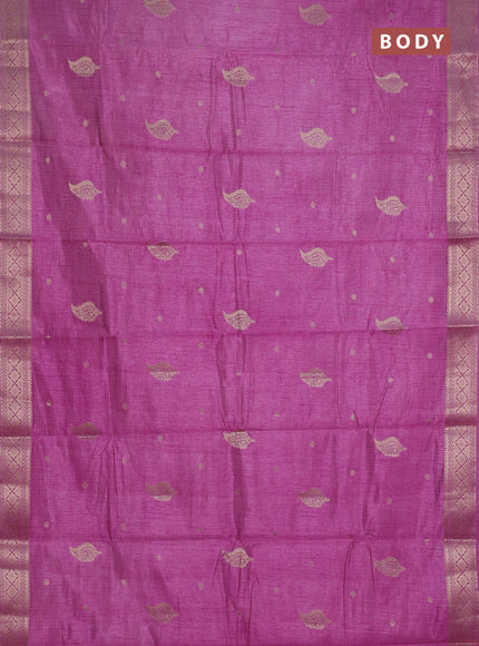 lavender semi raw silk with matching neck piece