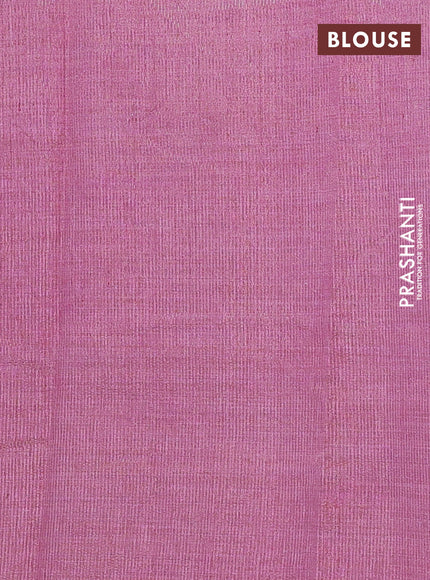 lavender semi raw silk with matching neck piece