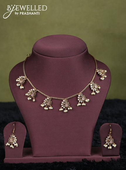 bottle green semi raw silk with matching neck piece