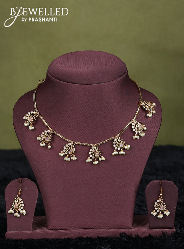 bottle green semi raw silk with matching neck piece