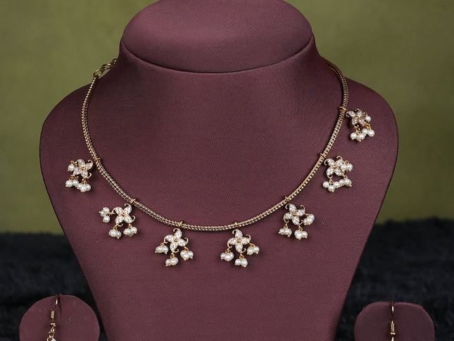 pink semi raw silk with matching neck piece