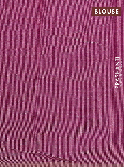 purple semi raw silk with matching neck piece