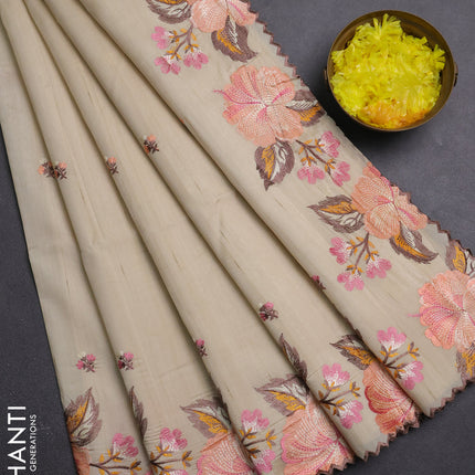 Collection image for: Embroidered Semi Raw Silks