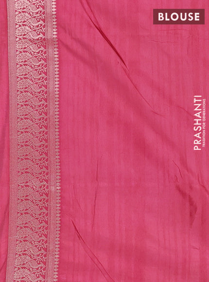 Semi soft silk saree maroon with zari woven buttas and zari woven border