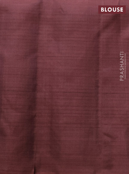 Pure soft silk saree pink shade and brown with allover thread & zari weaves in borderless style