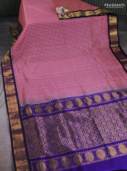 Silk cotton saree pista green and deep maroon with plain body and zari woven border