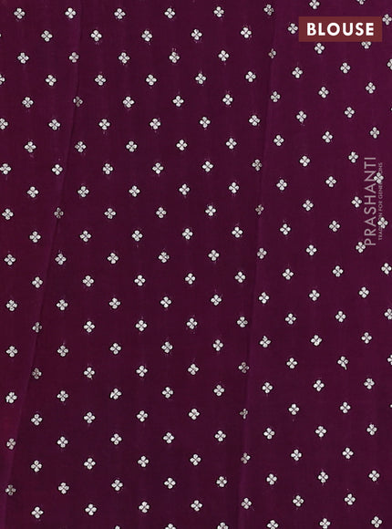 Art kota silk saree pink shade and purple with allover zari woven buttas and floral zari woven border