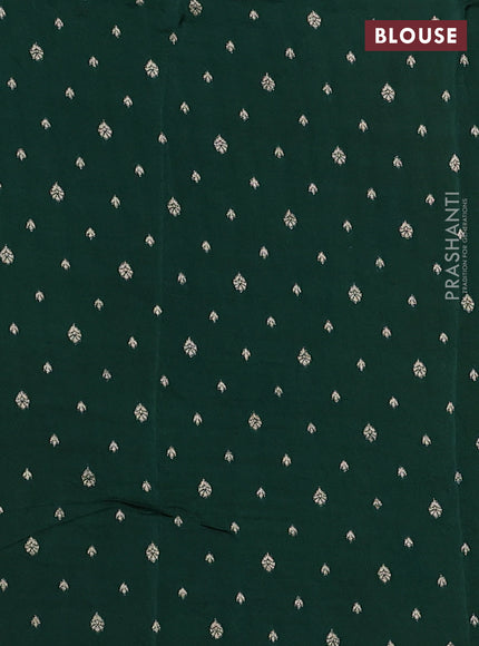 Art kota silk saree mustard yellow and green with allover silver & zari woven buttas and zari woven simple border