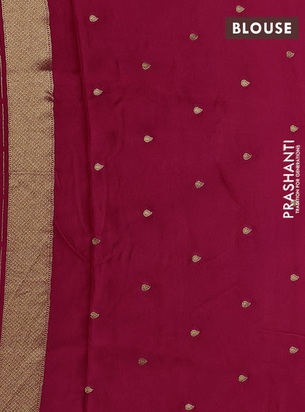 Art kota silk saree pink with allover zari woven buttas and zari woven butta border